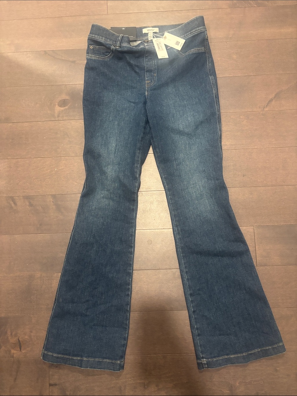 SPANX Dark Blue Flare Jeans